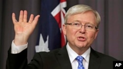 Thủ tướng Australia Kevin Rudd cho biết tất cả người tị nạn đến Australia bằng thuyền sẽ được tái định cư tại đảo quốc Papua New Guinea. Quyết định này có hiệu lực ngay lập tức