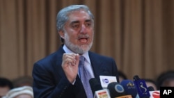 Ứng cử viên Tổng Thống Afghanistan Abdullah Abdullah.