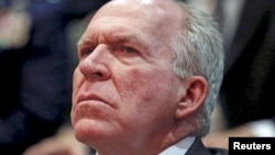 Giám đốc CIA John Brennan tại Trụ sở Tình báo Quốc gia ở McLean, Virginia.