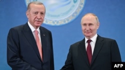 Astana'da düzenlenen Şanghay İşbirliği Örgütü toplantısındaki Erdoğan-Putin görüşmesi- 3 Temmuz 2024 (ARŞİV)