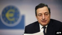 Chủ tịch Ngân hàng Trung ương châu Âu Mario Draghi