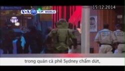 Khủng hoảng con tin trong quán cà phê Sydney chấm dứt (VOA60)