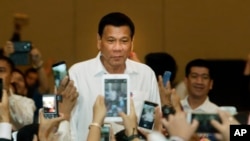 Tổng thống Philippines Rodrigo Duterte.