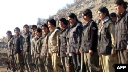 Các nữ chiến binh thuộc Đảng Công nhân người Kurd (PKK)