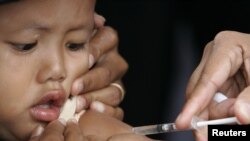 Vaccine là biện pháp chủ động, hiệu quả nhất để đề phòng sởi cho trẻ em.