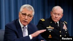 ABD Savunma Bakanı Chuck Hagel ve Genelkurmay Başkanı Orgeneral Martin Dempsey